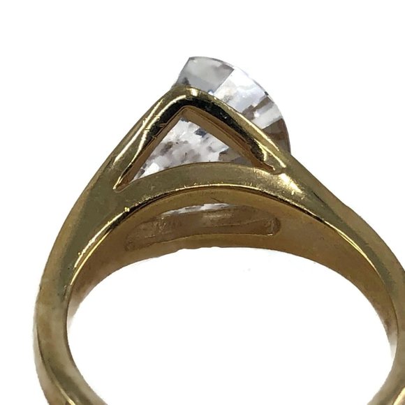 Fancy Cut White Tourmaline 18K Gold Electroplated - Picture 9 of 9